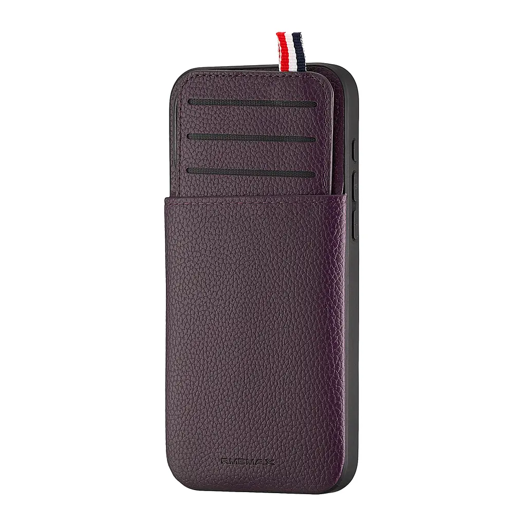 Чохол Jinduka Leather Pocket iPhone 15 Pro Max Purple - фото 4