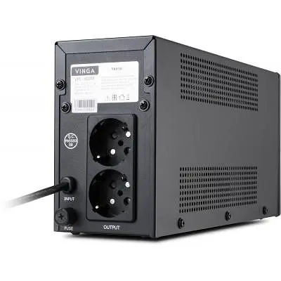 Пристрій безперебійного живлення Vinga LED 800VA metal case (VPE-800M) - фото 4