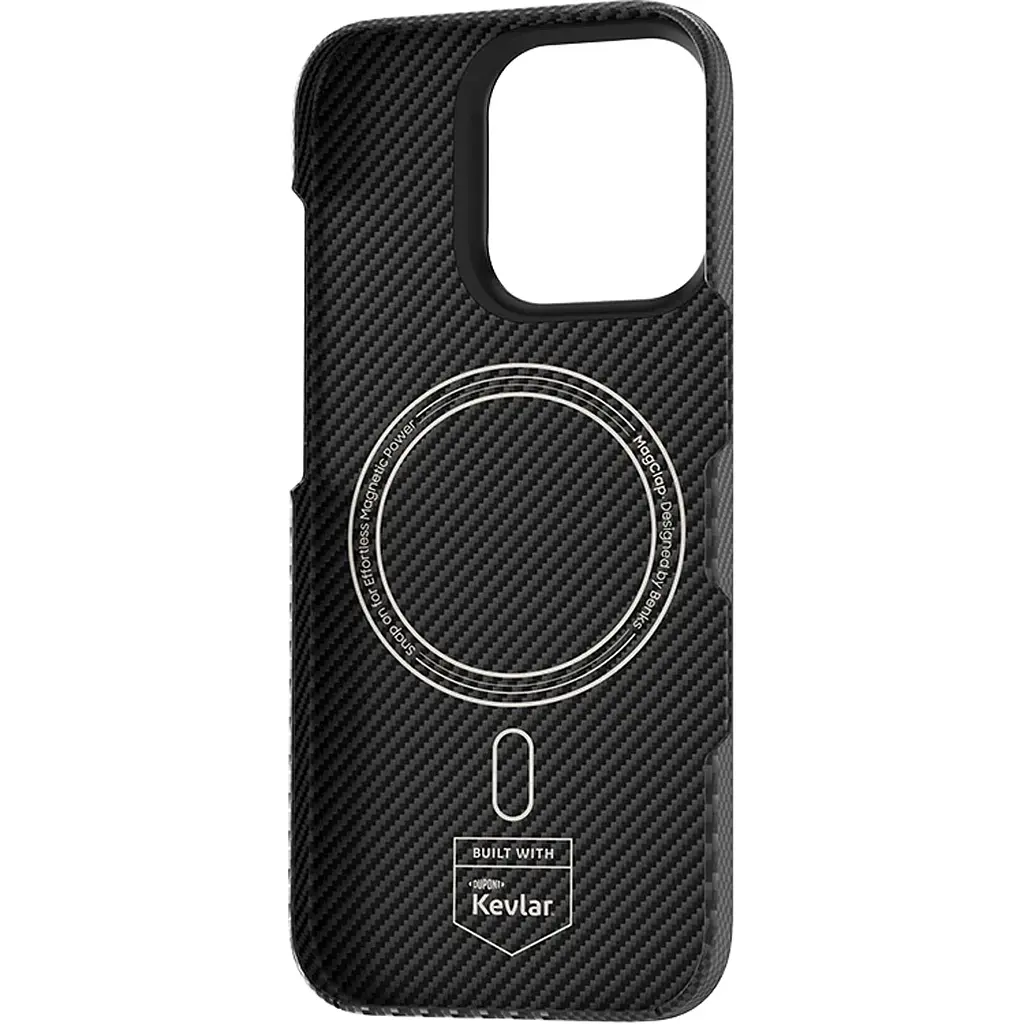Чохол Benks Montage ArmorAir Kevlar Case 600D/1500D MagSafe для Apple iPhone 16 Pro Black (6948005905033) [117767] - фото 3