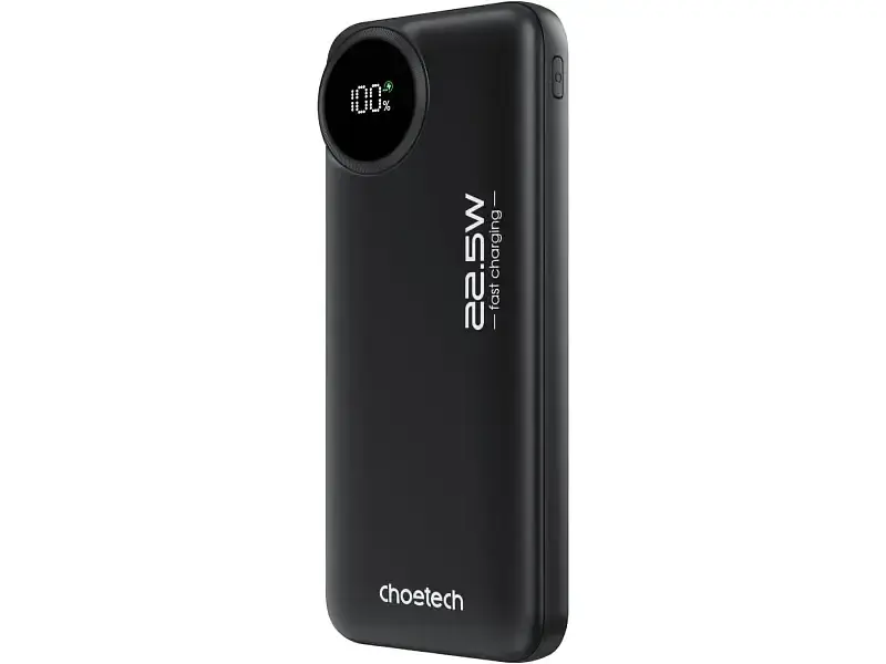 Зовнішній акумулятор (Power Bank) Choetech Power Bank 10000mAh 22.5W Black (M15-B791-ACBK-NG)