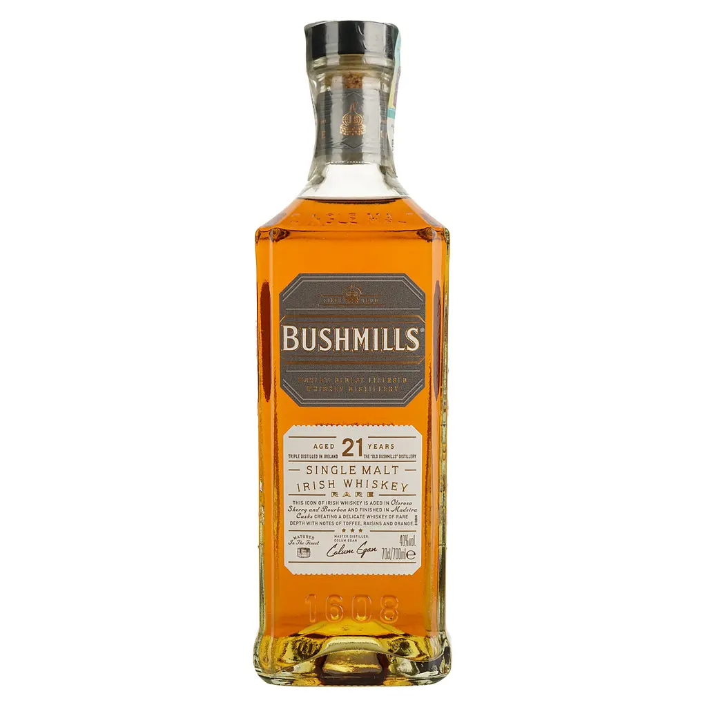 Виски Bushmills Single Malt Irish Whiskey 21 YO 40% 0.7 л - фото 2