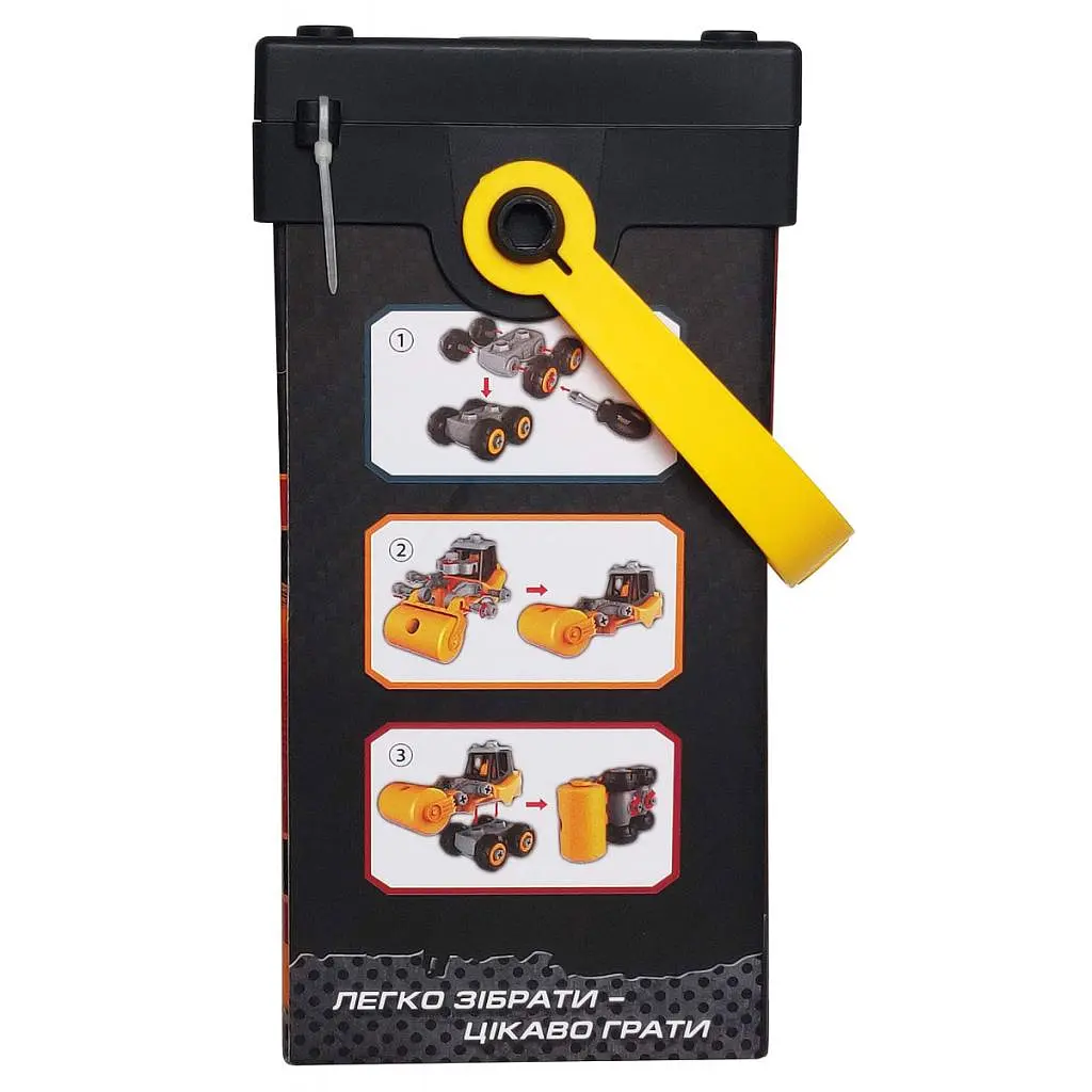 Конструктор Microlab Toys Будівельна техніка - дорожній каток (MT8909) - фото 4