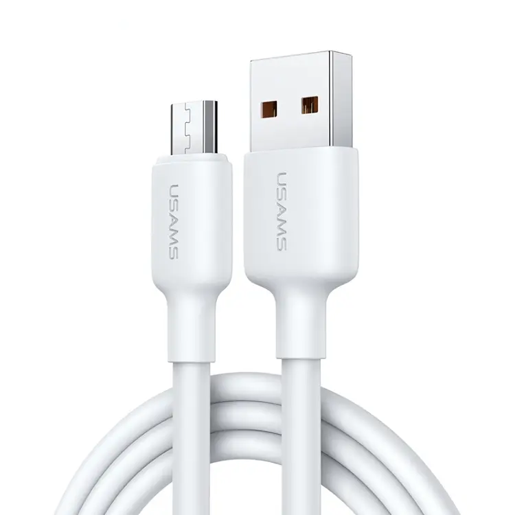 Кабель USAMS SJ607 U84 2A Micro Charging & Data Cable 1M White