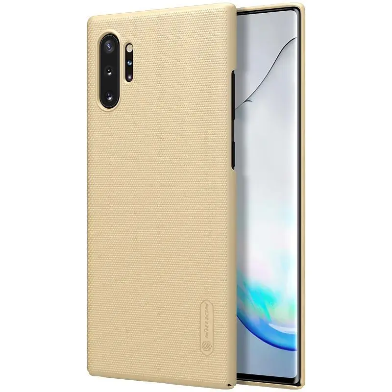 Чохол-накладка Nillkin Super Frosted Shield Case Samsung Galaxy Note 10+ SM-N975 Gold - фото 4