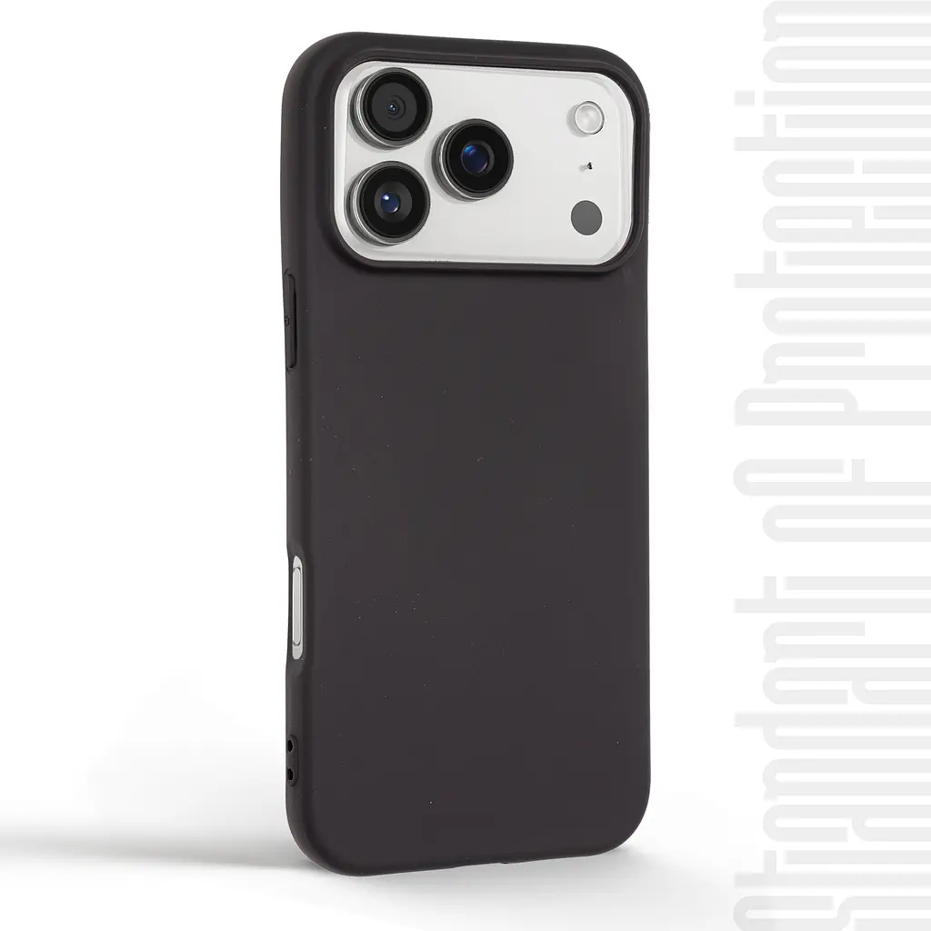 Чехол-накладка для смартфона Apple iPhone 17 Pro, противоударный, силиконовый, термополиуретановый (ТПУ), с защитой камеры и корпуса, черный, защита всего корпуса, ArmorStandart (ARM86745) - фото 2