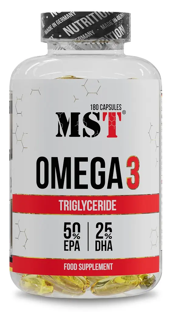 MST Тригліцериди Омега-3 75% - 180 софтгель MST Nutrition