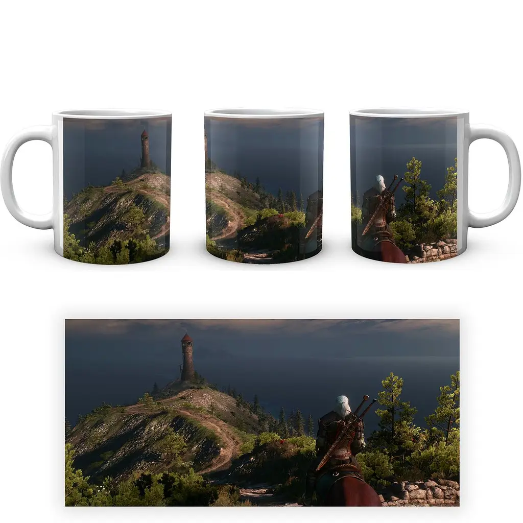 Кухоль GeekLand The Witcher Відьмак TW 002.028 330 мл білий - фото 4