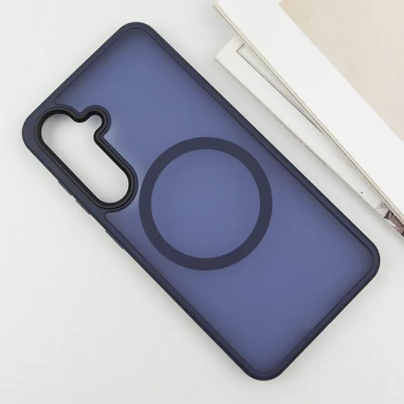 Чохол Ummi Colorful with MagSafe для Samsung Galaxy S26 Синій / Navy Blue - фото 3