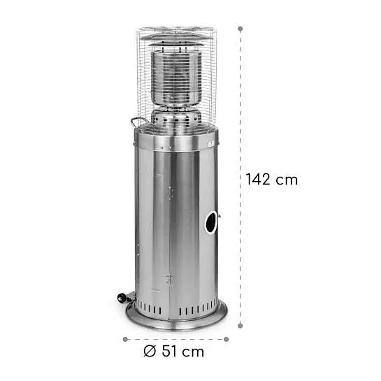 Газовий обігрівач Blumfeldt Heatwave 10 кВт (728 г/год) (10035957) - фото 8