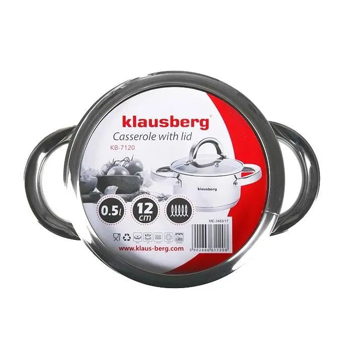 Каструля Klausberg KB-7120 12см 0.5л - фото 7