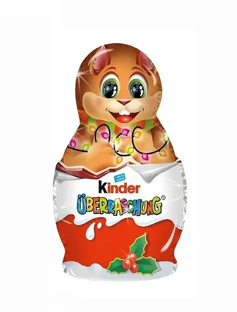 Шоколадна фігурка Kinder Überraschung білочка 36 г