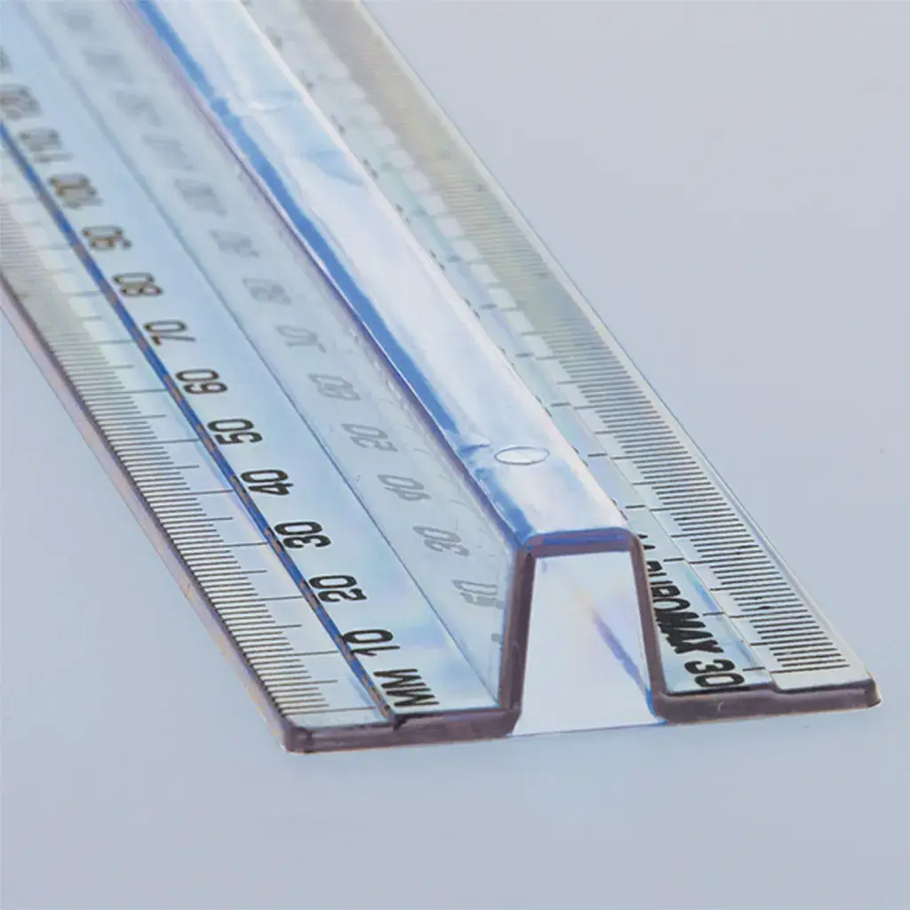 Линейка Buromax пластиковая с держателем 30 см (BM.5828-30) - фото 2