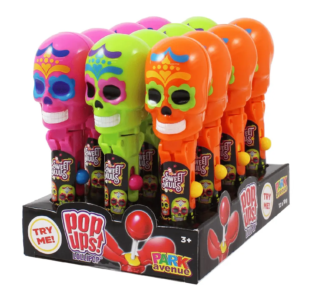 Диспенсер з льодяником Sweet Skulls Pop Up 1шт, 10г - фото 7