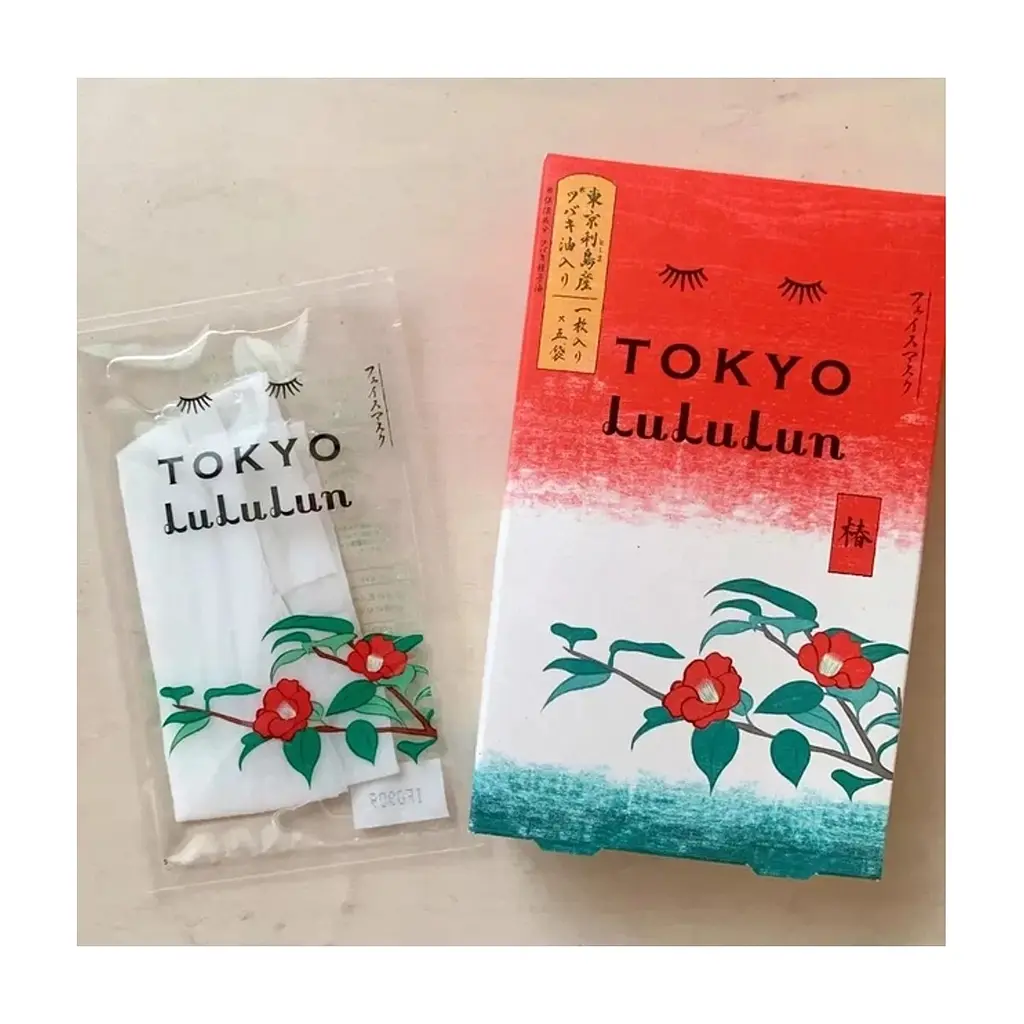 Маска для обличчя Lululun Face Mask Tokyo Camellia 5 шт (4582305068573) - фото 5