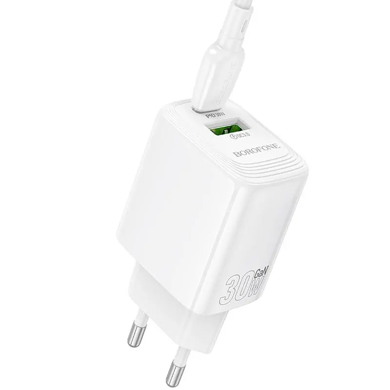 СЗУ Borofone BN29 Fuente PD30W+QC3.0 (1USB-A/1C) - фото 3