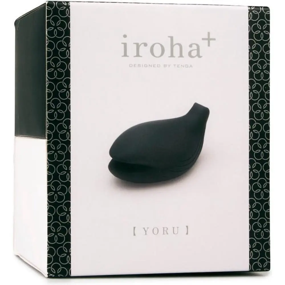 Вібратор для клітора у формі кита Iroha+ Yoru Tenga, медичний силікон, чорний - фото 4