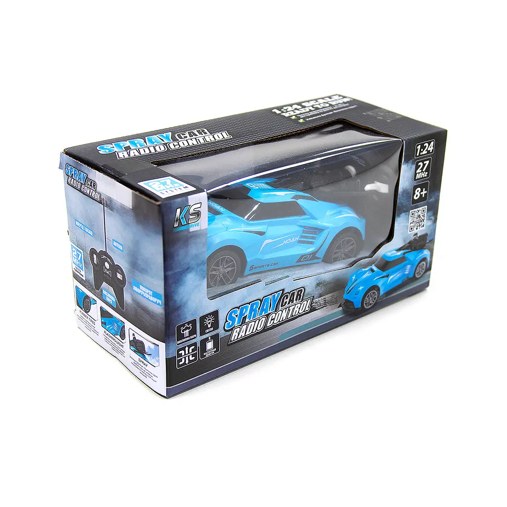 Автомобіль на радіокеруванні Sulong Toys Spray Car Sport 1:24 блакитний (SL-354RHBL) - фото 14