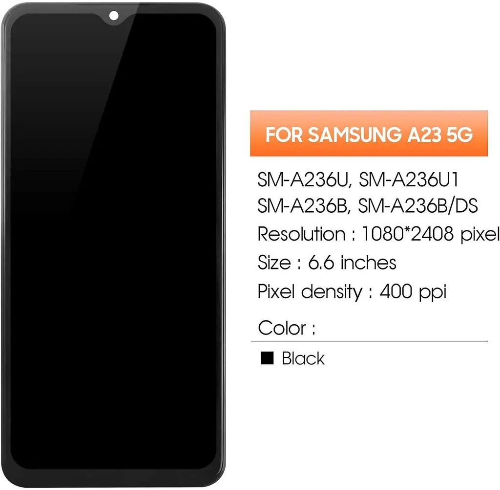 Замена ЖК-экрана AGCUT для Samsung Galaxy A23 5G для Samsung A23 5G ЖК-дисплея SM-A236B SM-A236U ЖК-дигитайзер Сенсорный экран - фото 3