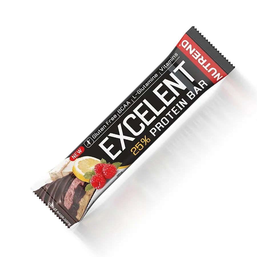 Батончик Nutrend Excelent Protein Bar, 85 грам - Журавлина-лимон-малина-сир у молочному шоколаді