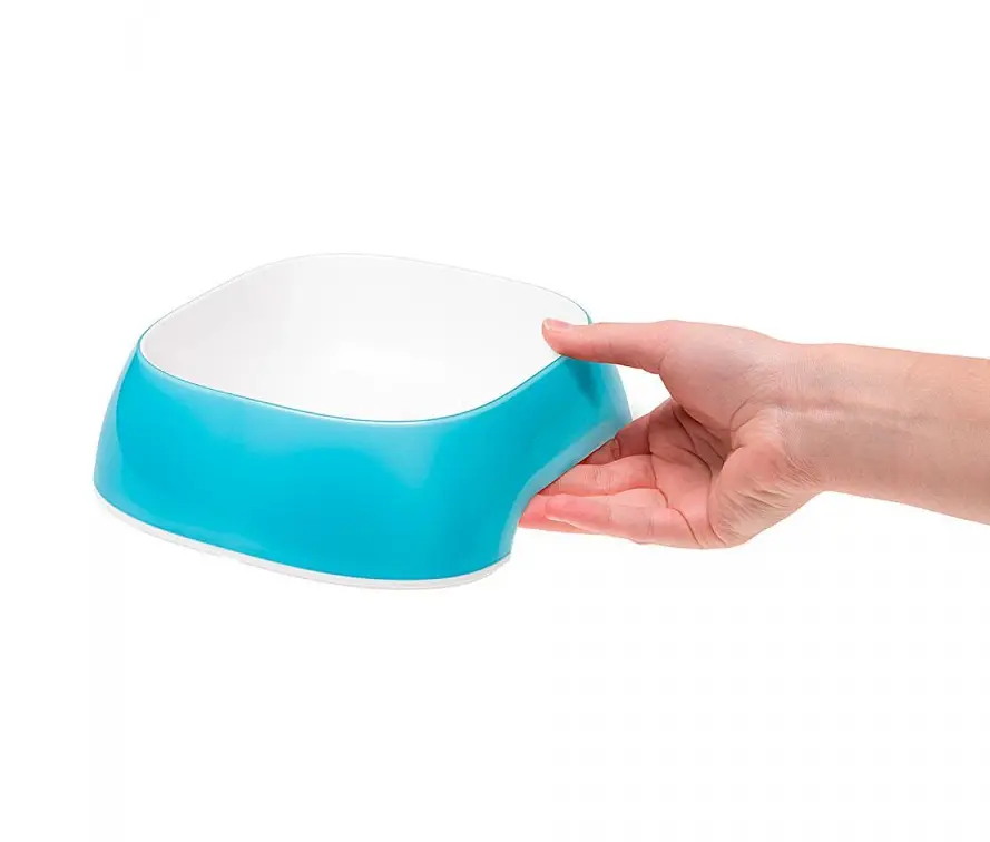 Миска для собак та котів Ferplast Glam Small пластикова блакитна 15x13.5x5 см 400 мл 71210015 - фото 2