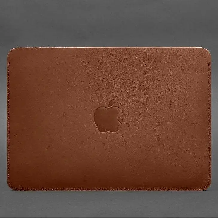 Шкіряний чохол BlankNote для MacBook Air 15-inch (2023) Світло-коричневий - фото 5