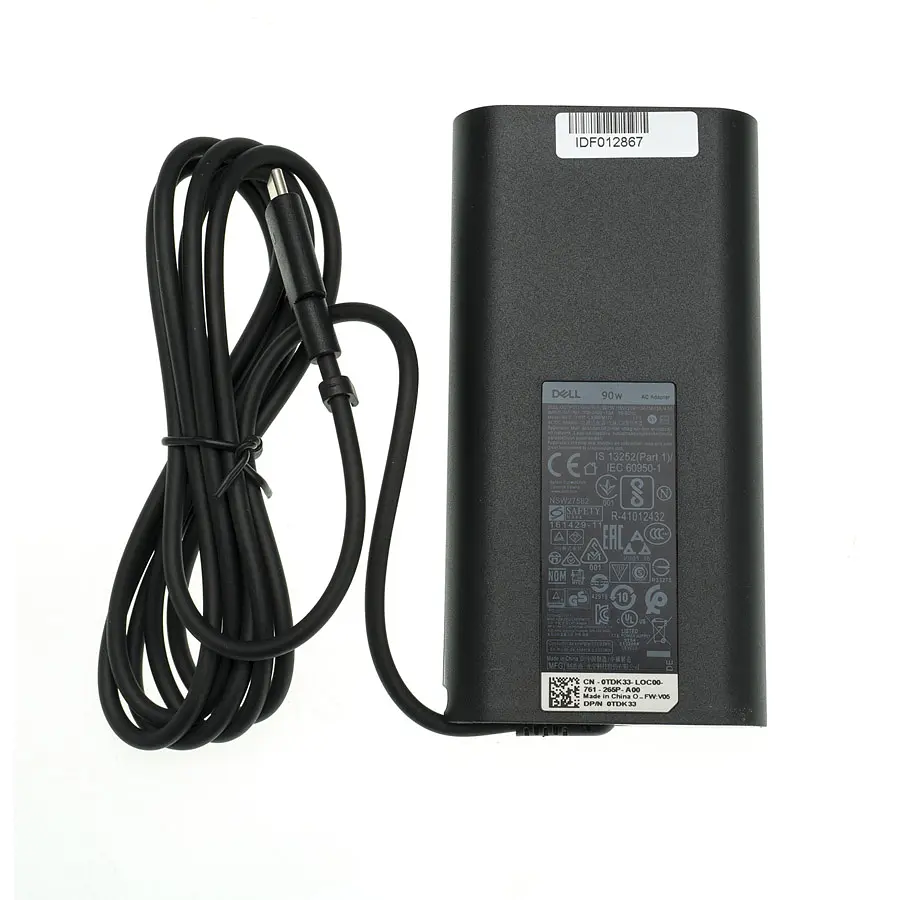 Блок живлення для ноутбука Dell USB-C 90W 20V 4.5A, USB3.1/Type-C/USB-C, Black (без кабеля!) - фото 3