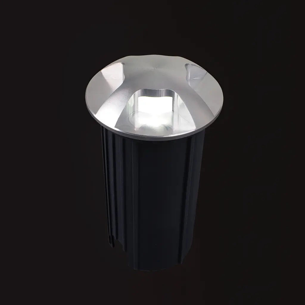 Світильник Brille грунтовий врізний LED 2W CW IP54 SV (AL-625) - фото 3