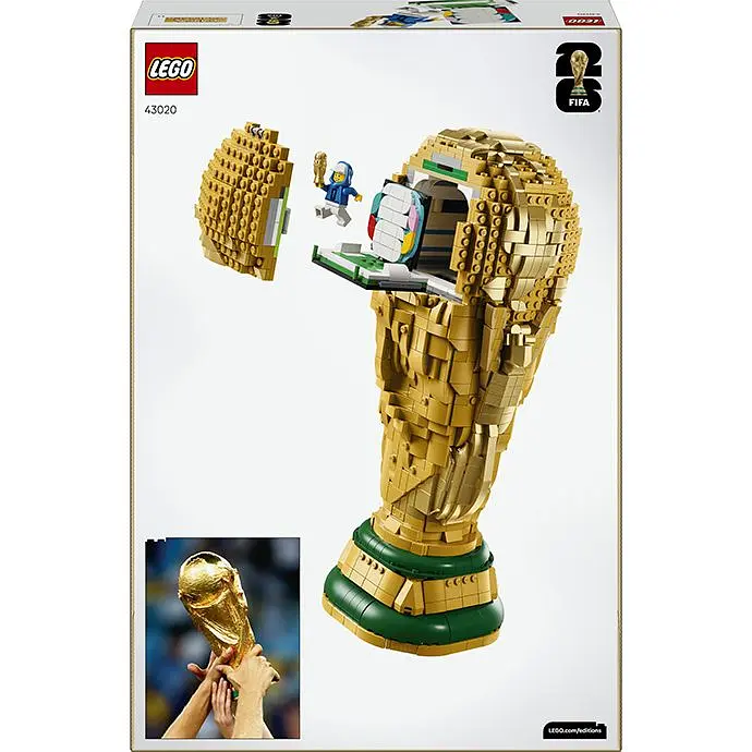 Конструктор LEGO Editions Football Официальный трофей чемпионата мира по футболу FIFA 2842 (43020) - фото 8
