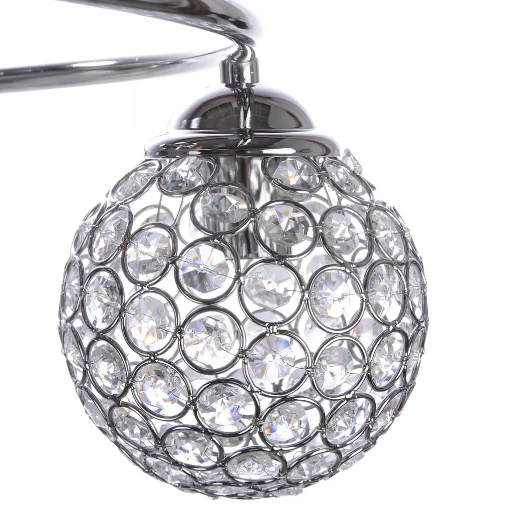 Люстра Brille потолочная молекула E14 40W CH (BR-01381S/3) - фото 3