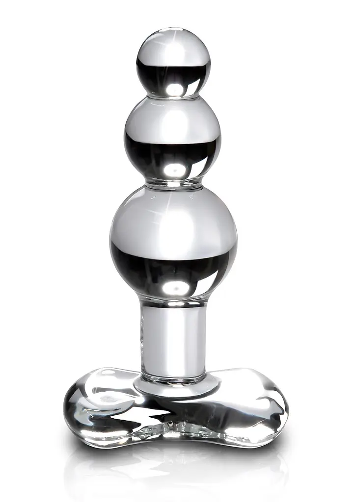 Анальна пробка Pipedream Icicles No 47 Clear 9.5 см (прозорий) - фото 2