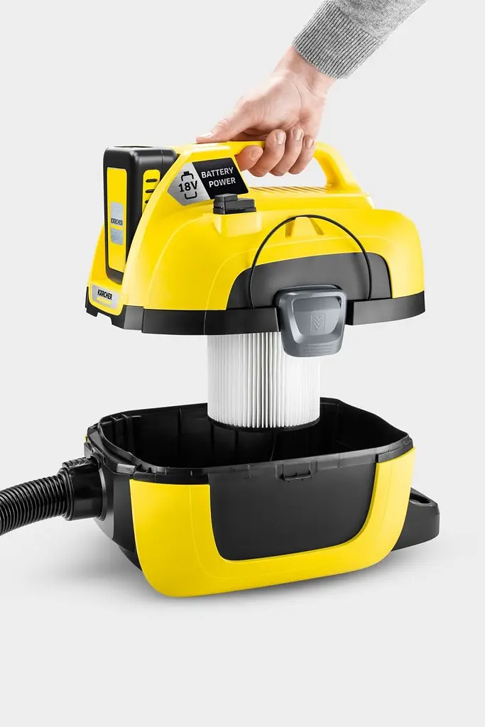 Пилосос промисловий Karcher WD 1 Compact Battery (1.198-300.0) [83116] - фото 4