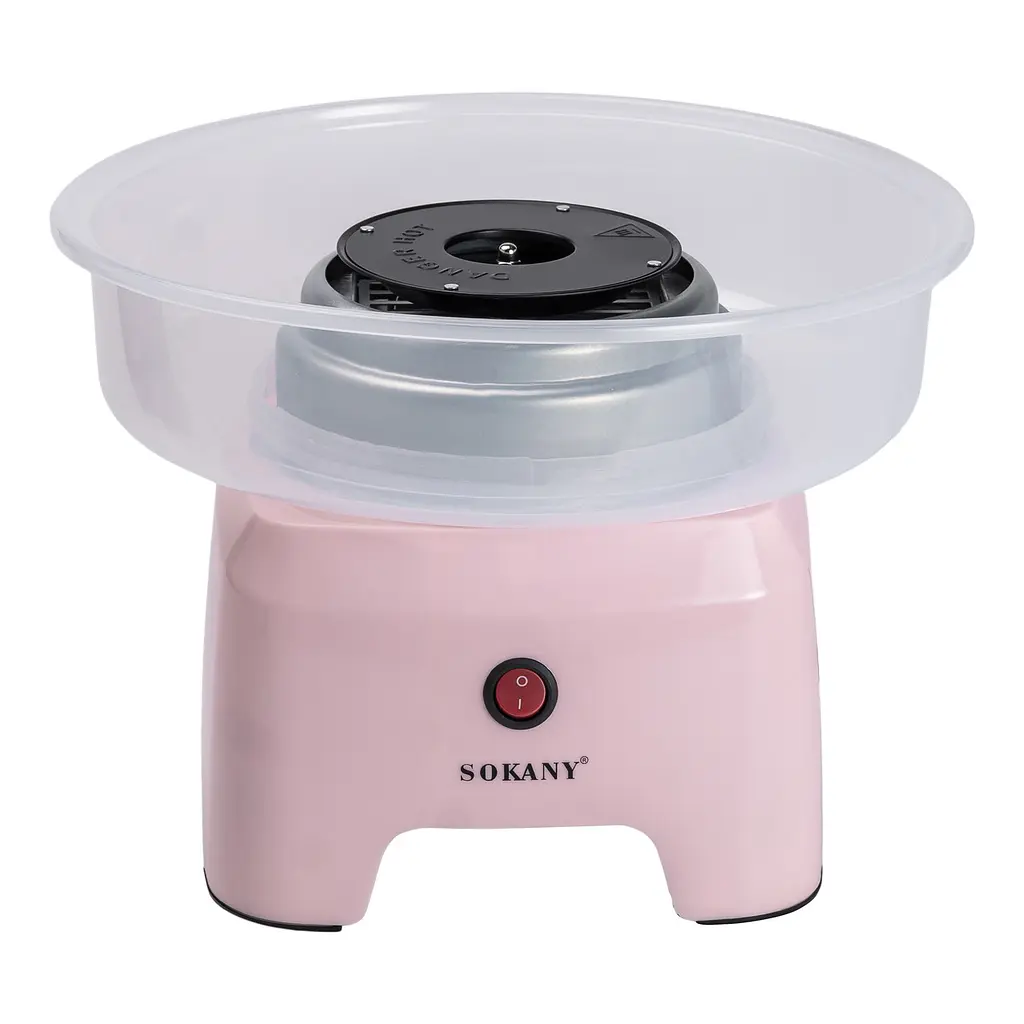 Апарат для солодкої вати Sokany SK-520 настільний, рожевий Sokany SK-520P - фото 3