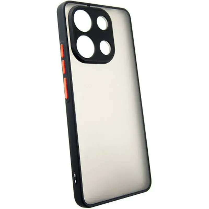Чохол до мобільного телефона Dengos Matte Xiaomi Redmi Note 13 4G (black) (DG-TPU-MATT-140) - фото 2