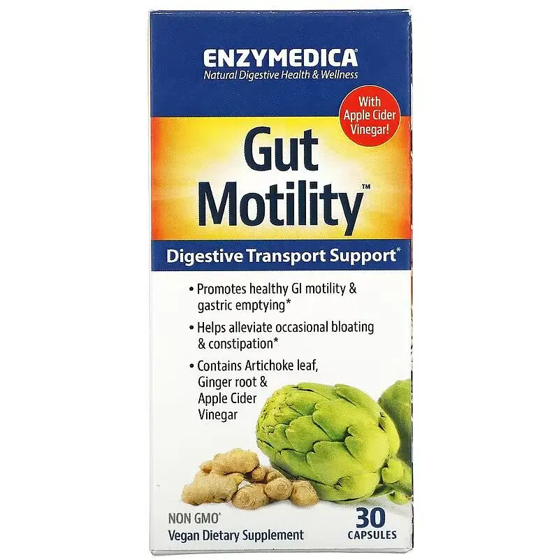 Натуральна добавка Enzymedica Gut Motility, 30 капсул - фото 2