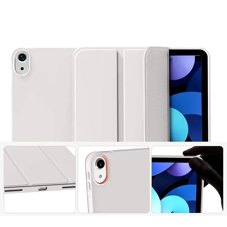 Чехол-книжка BeCover Tri Fold Soft TPU Silicone для Apple iPad 10.9" 2022/2024 /iPad (708521) - фото 2