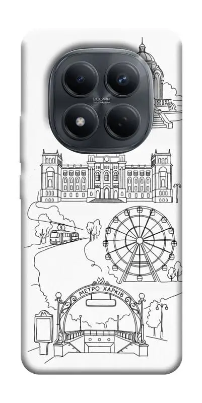 TPU чохол Demsky Kharkiv spirit для Xiaomi Redmi Note 15 Pro 4G