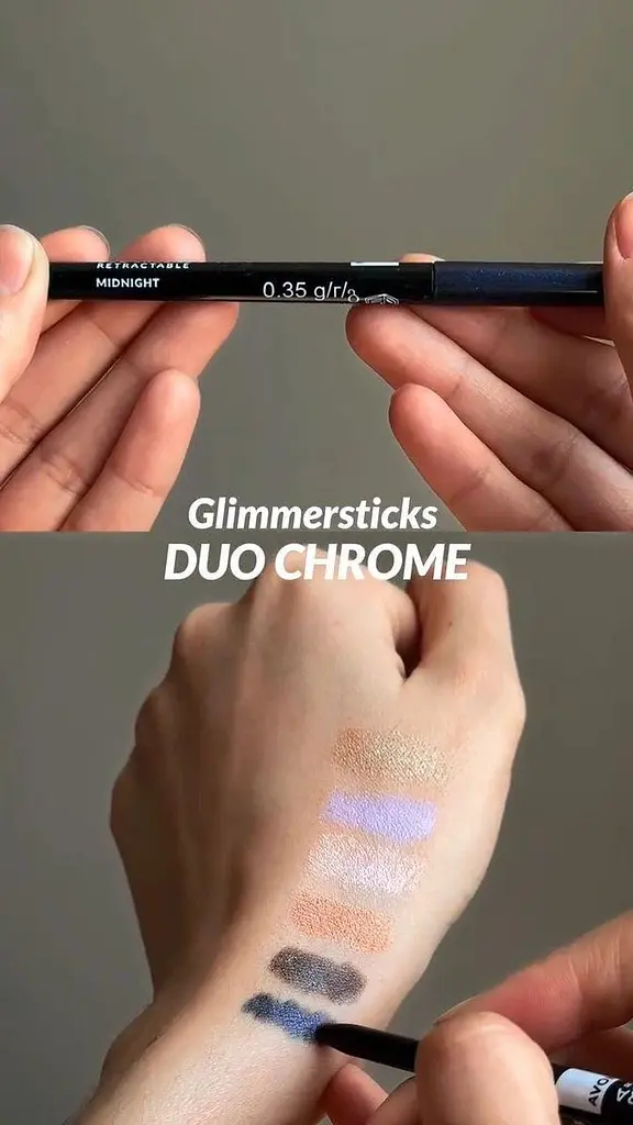 Дуохромний олівець для очей Avon Синя темрява/Midnight 0.35g (49469281) - фото 2