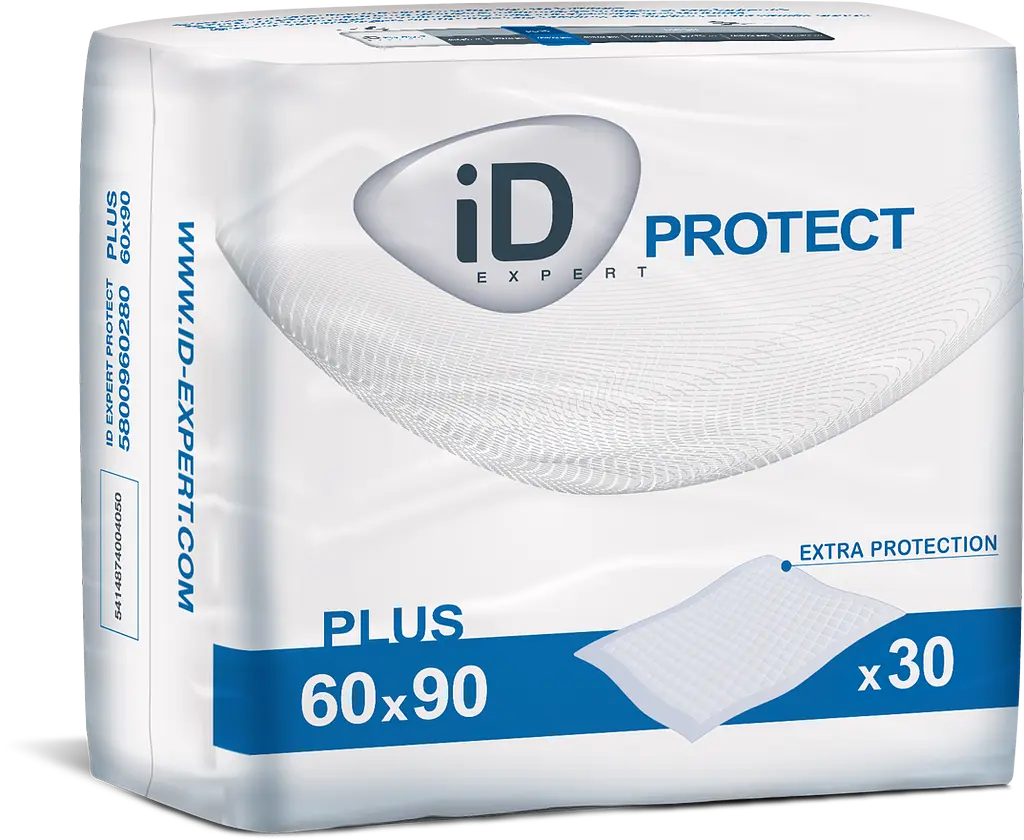 Одноразові гігієнічні пелюшки iD PROTECT Plus, 60x90 см, 30 шт. - фото 2
