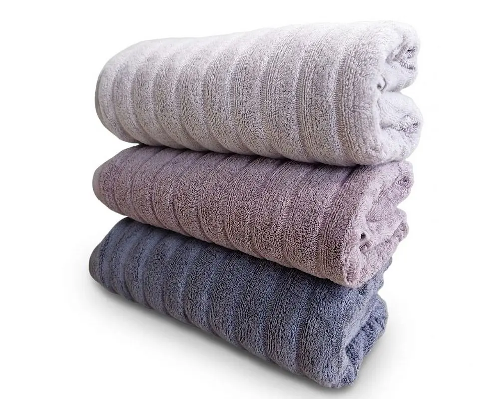 Набір турецьких махрових рушників Cestepe MicroCotton Premium 3 штуки 70x140 Ezgi 2 щільність 600 г/м2 - фото 12