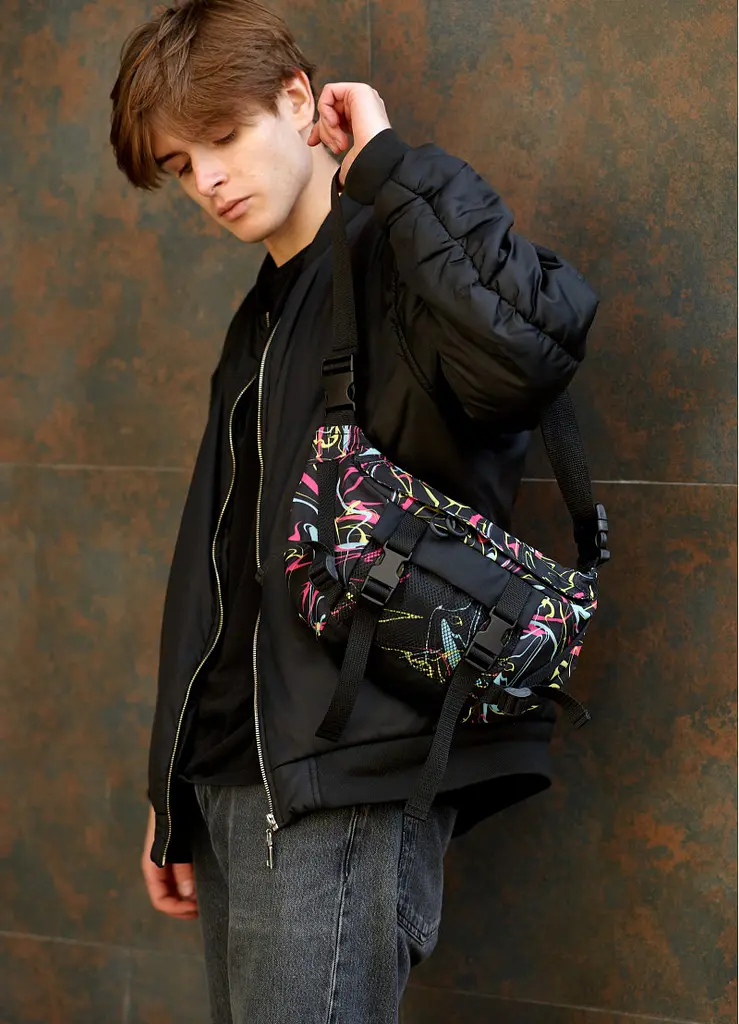 Чоловіча сумка бананка Sambag Dynamicdart 38 × 21 × 7 см (80411707m) - фото 2