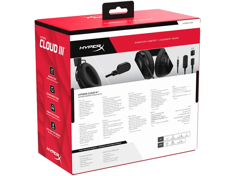 Навушники з мікрофоном HyperX Cloud III Black (727A8AA) - фото 10