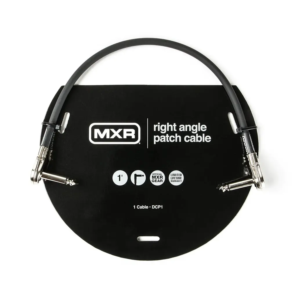 Кабель інструментальний Dunlop DCP1 MXR Patch Cable 0.3m (1ft) (Right Angle)