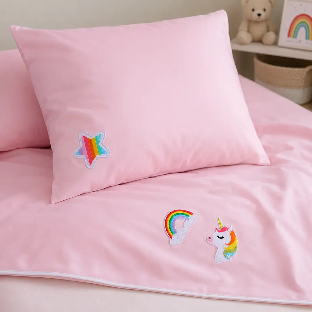 Дитяча постільна білизна MIRSON BABY Poplin Edition Unicorn та Abegail 110х160см (2200013086185) - фото 9