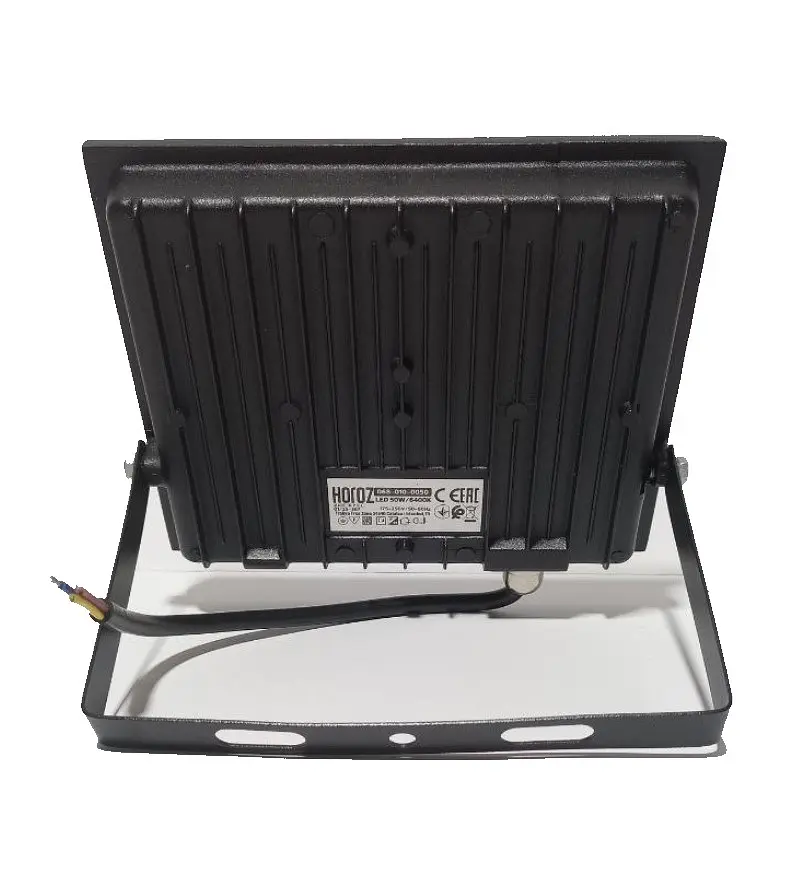 Прожектор світлодіодний Horoz Electric ASLAN-50 50W 6400K чорний - фото 3