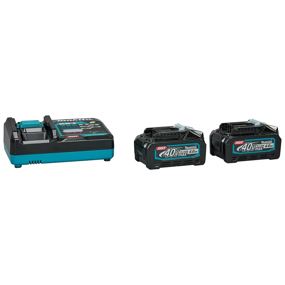 Набір акумуляторів BL4040 (2 шт) та зарядний пристрій для продукції Makita XGT (191L77-9) - фото 2