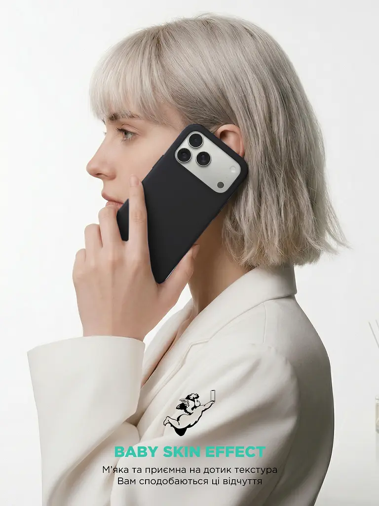 Силиконовый чехол с MagSafe для Apple iPhone 17 Pro Max, ICON2 MagCase, черный, противоударный, панель с мягкой подкладкой, защита всего корпуса, поддержка беспроводной зарядки, совместим с защитными стеклами и пленками, ArmorStandart (ARM86249) - фото 9