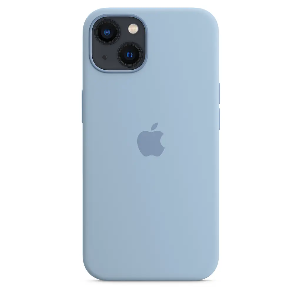 Чохол Silicone Case з MagSafe для Apple iPhone 13 (6.1) (Blue Fog) ААА [69874] - фото 8