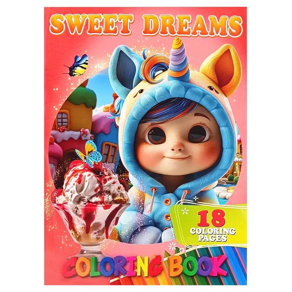 Розмальовка дитяча Jumbi Sweet Dreams A4 від 3 років (RN-250-N-740)