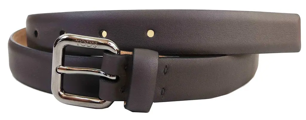 Ремінь жіночий Tod's 85-106 см 2.5 см шкіра Сірий - фото 3