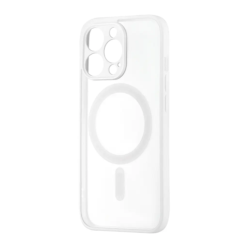 Чохол Color Edge with MagSafe (Protected Camera) iPhone 13 Pro White